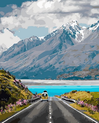 【DTR130】勇往直前-50*65cm