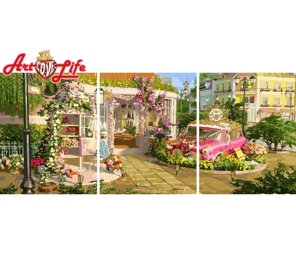 【95313】佛羅倫斯市集40*50CM*3