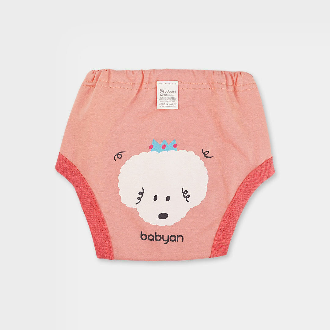 (70-100CC)5層Babyan捲捲貴賓狗學習褲