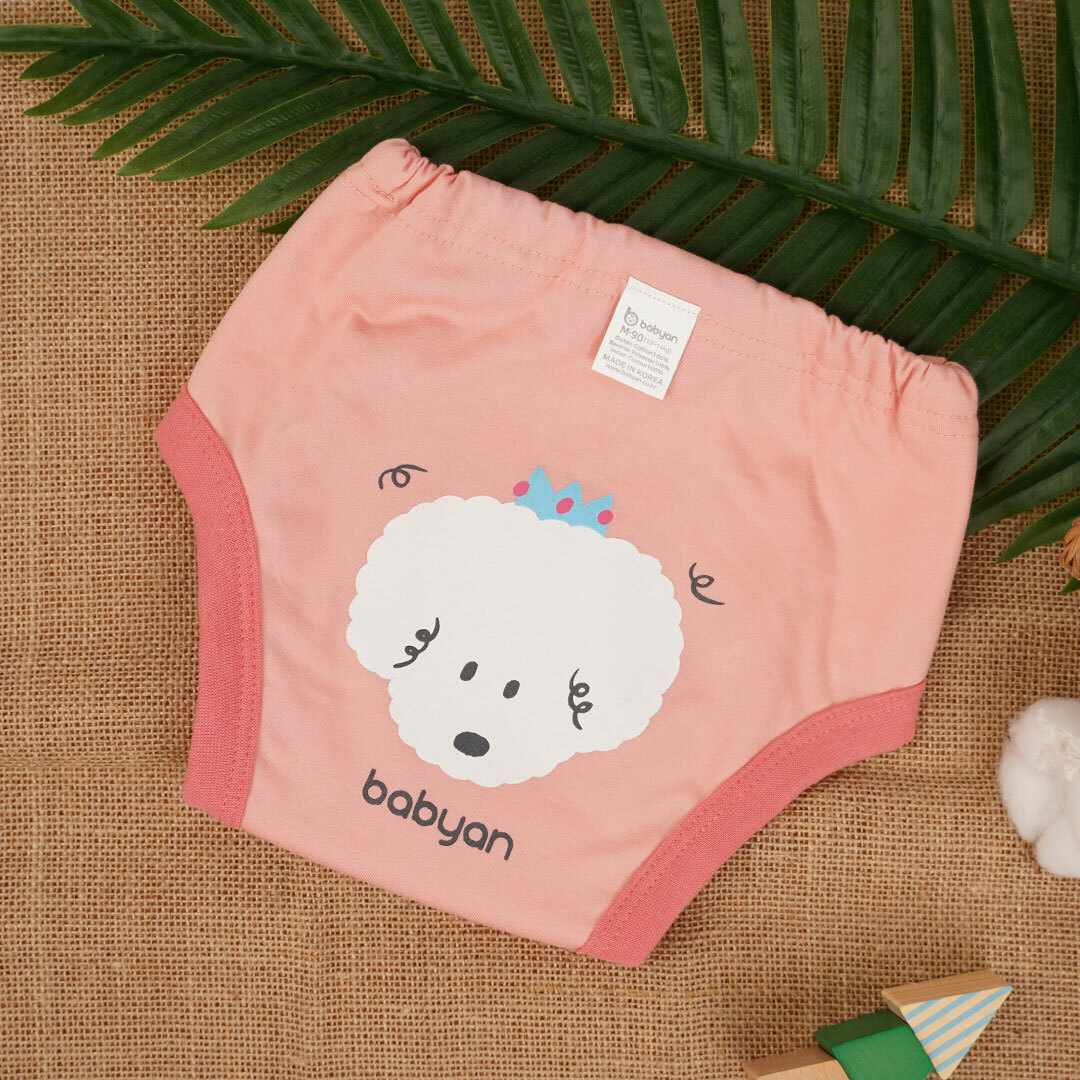 (70-100CC)5層Babyan捲捲貴賓狗學習褲