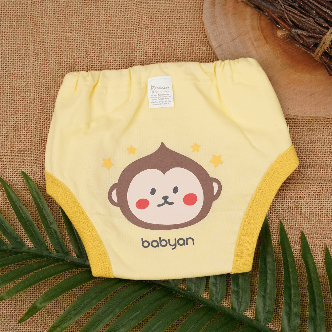 (70-100CC)5層Babyan栗子小猴學習褲