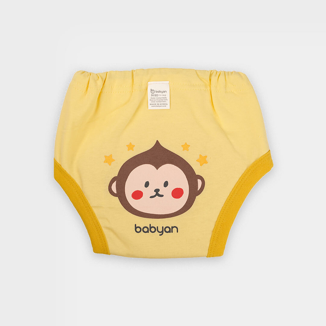 (70-100CC)5層Babyan栗子小猴學習褲
