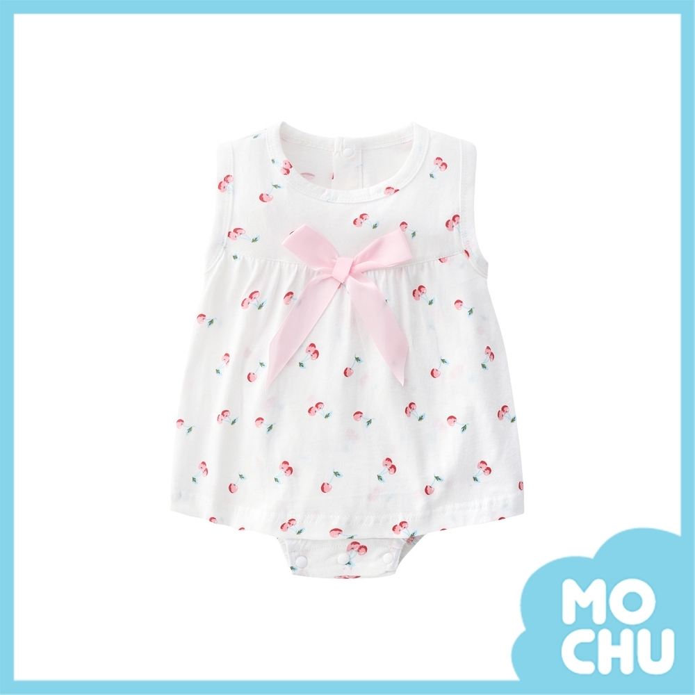 迷你櫻桃無袖包屁衣