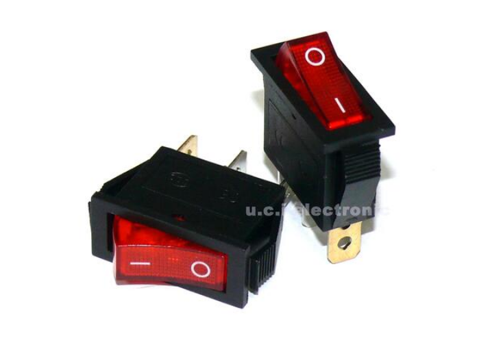 【UCI電子】(E-32) KCD3電熱鍋電炒鍋船型開關 3腳2檔 15A/250V 20A/125V電暖爐開關