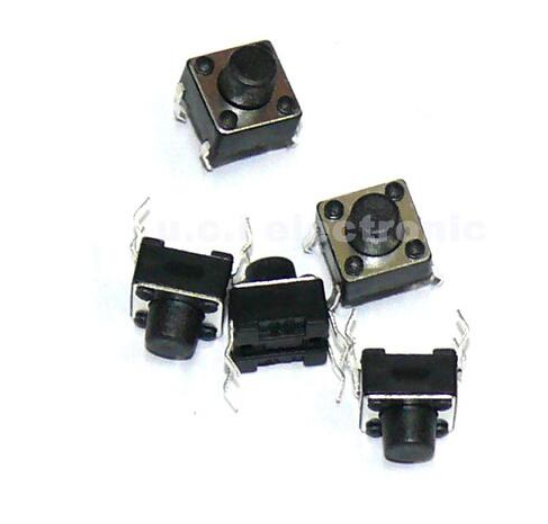 【UCI電子】(C-5-2) 6*6*6 輕觸按鍵開關 按鈕開關 4腳插腳