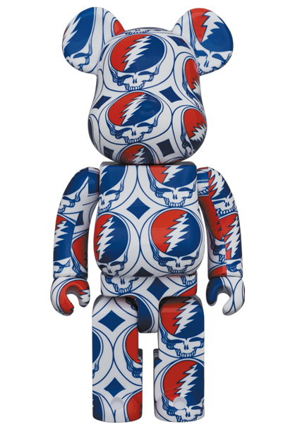 BEETLE BE@RBRICK GRATEFUL DEAD 死之華STEAL YOUR FACE 100