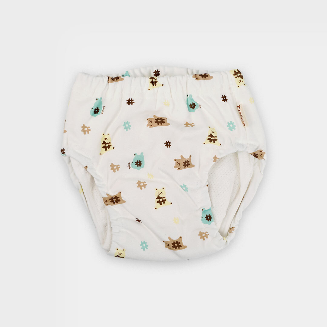 (100-120CC)6層Babyan鬆餅熊學習褲