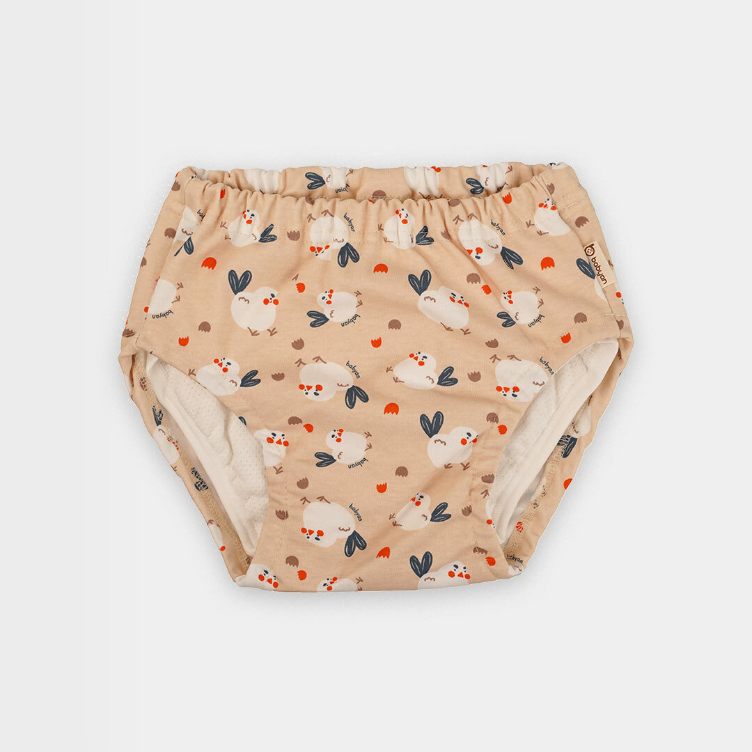 (100-120CC)6層Babyan咕咕小雞學習褲