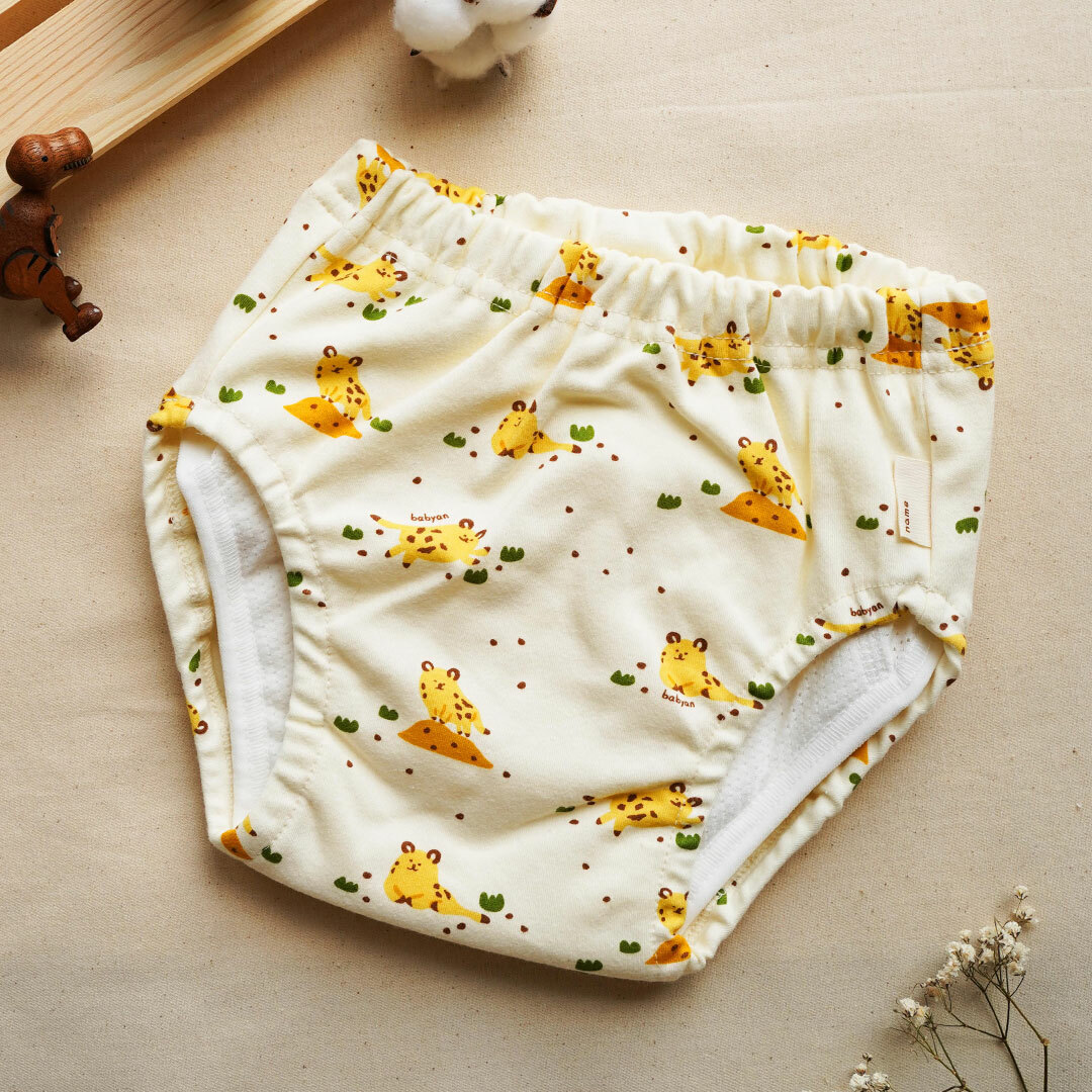 (100-120CC)6層Babyan呆萌雲豹學習褲