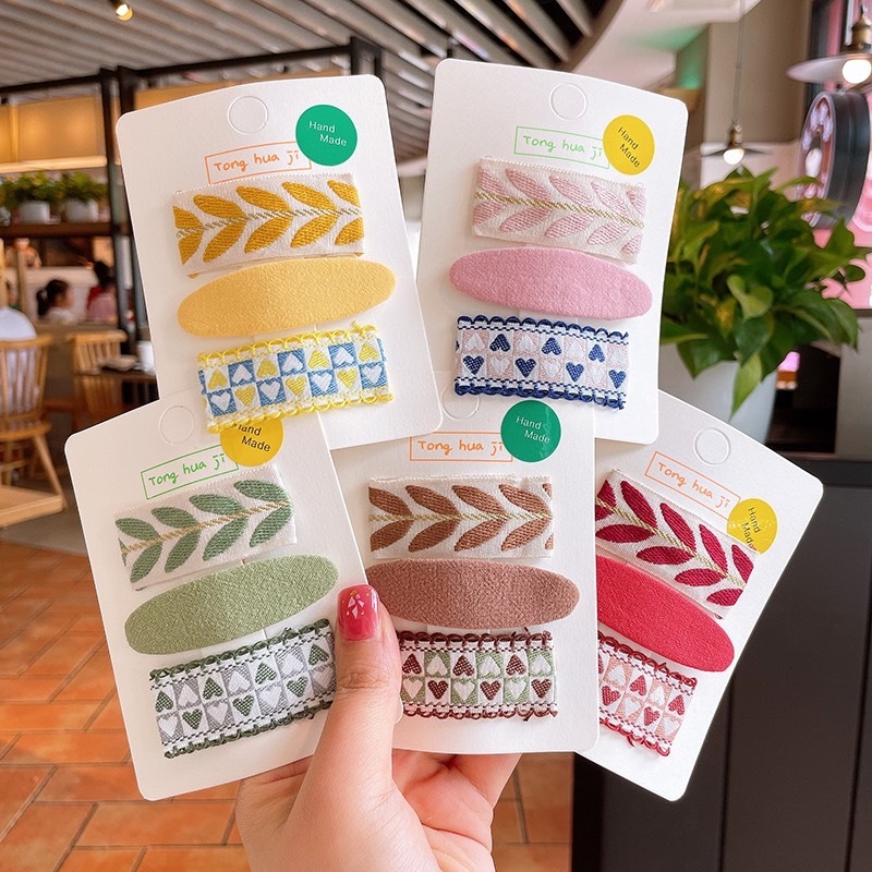 愛心箭頭髮夾三件組