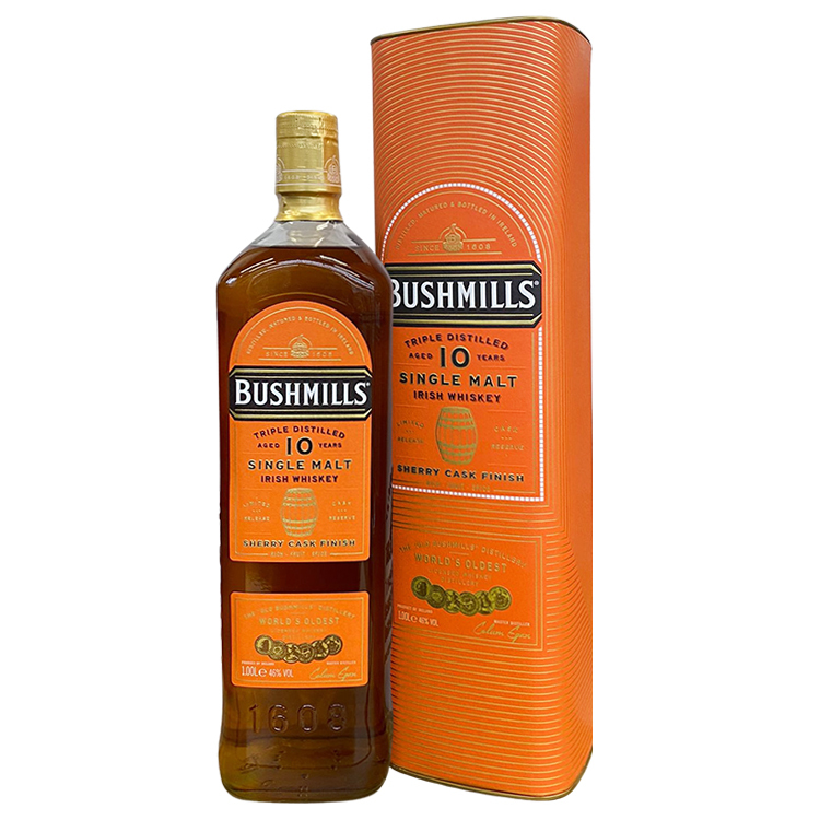 Bushmills 10 Years Old Sherry Cask Finish Irish Whisky 46% 1000ml
