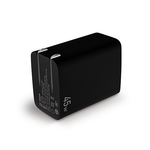 Hawk 45W 高速PD電源供應器/豆腐頭 (黑/白)