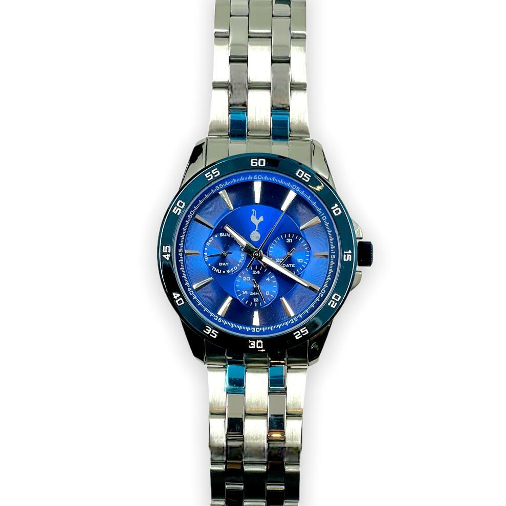 熱刺閃藍色尊貴鋼帶手錶