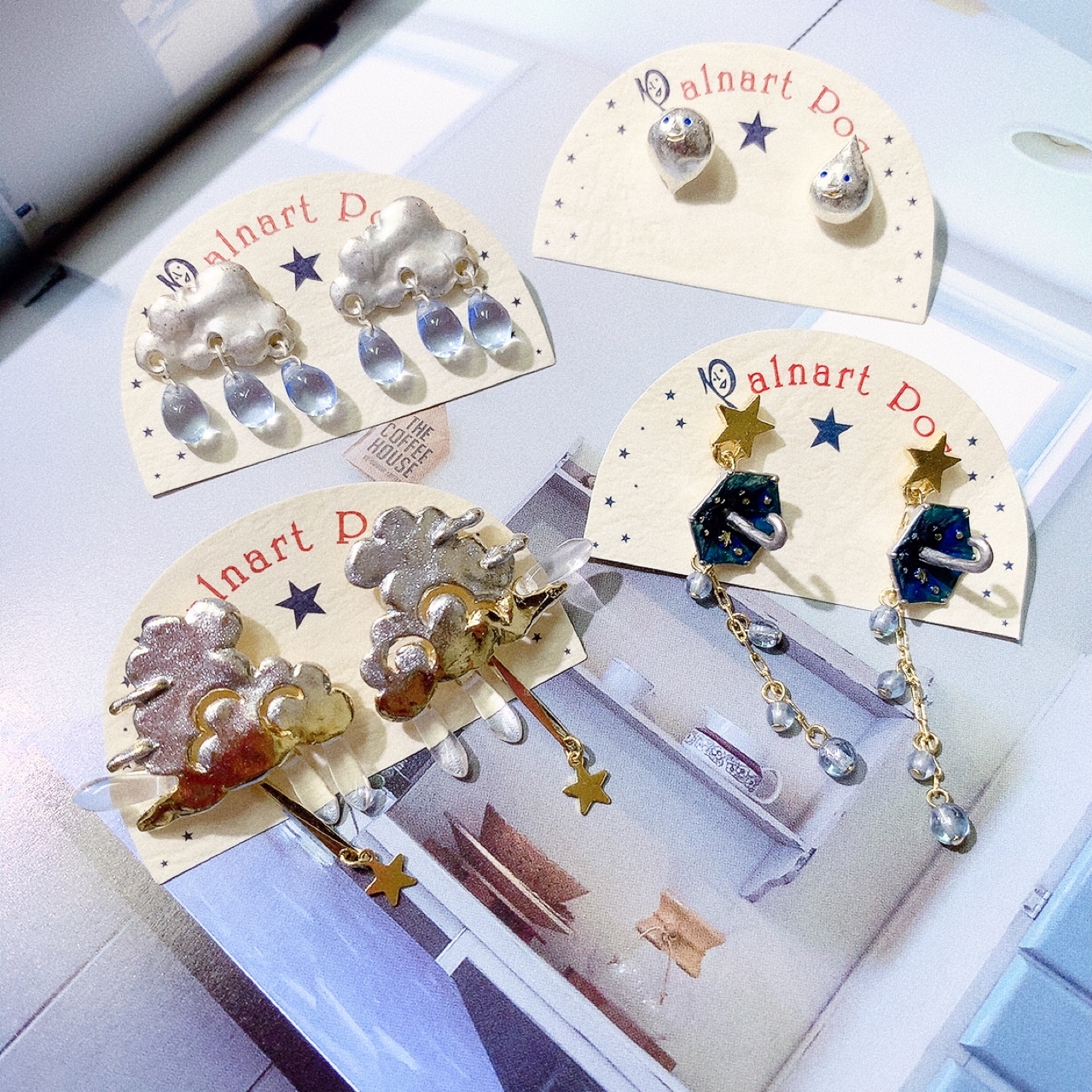 Palnart Poc 水滴耳環