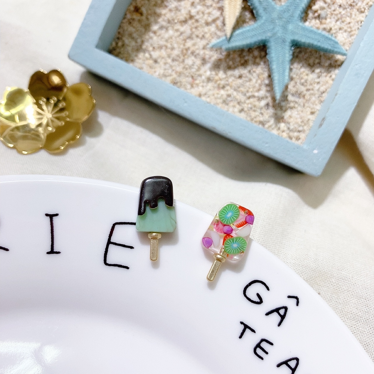 Ayatorie 雪條耳環