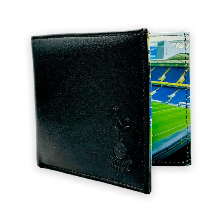 熱刺黑色會徽球場銀包