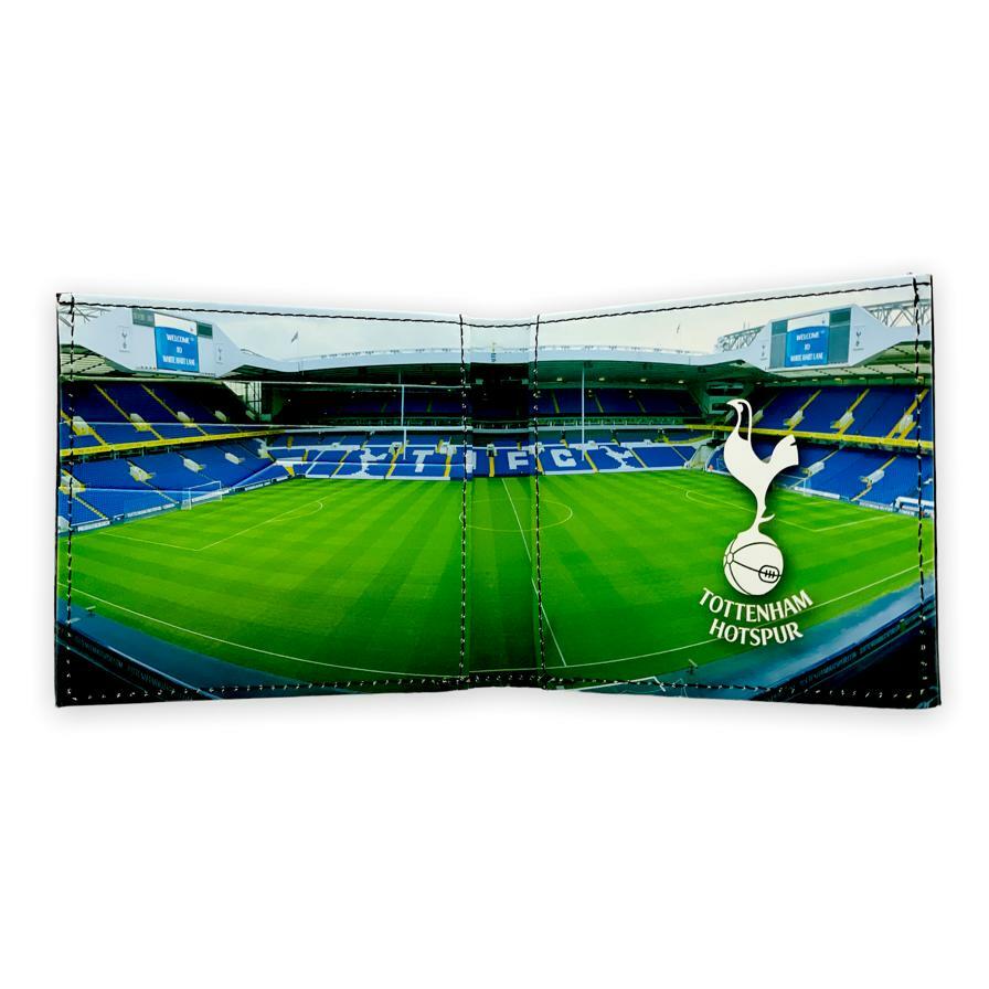 熱刺黑色會徽球場銀包