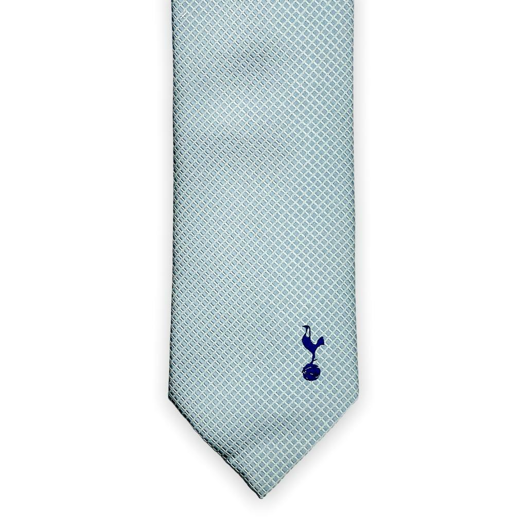 熱刺銀色藍會徽領帶