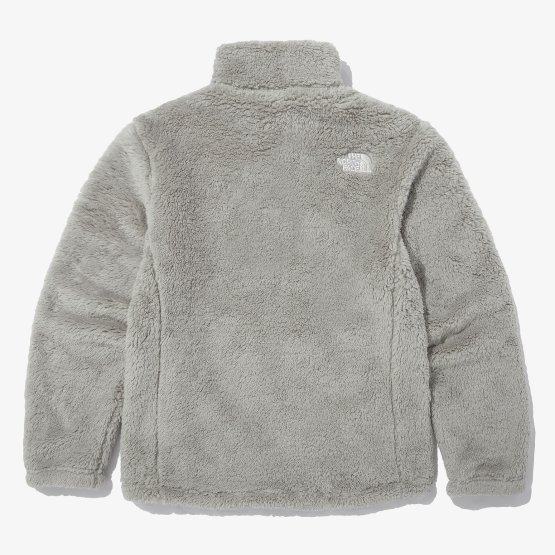 THE NORTH FACE 白標 COMFY FLEECE 絨毛 外套 灰 NJ4FN55M