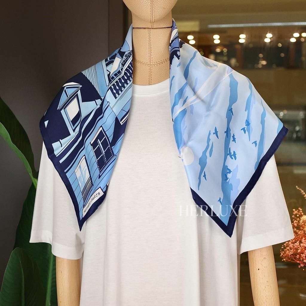 Scarf 100% soie 70 x 70cm