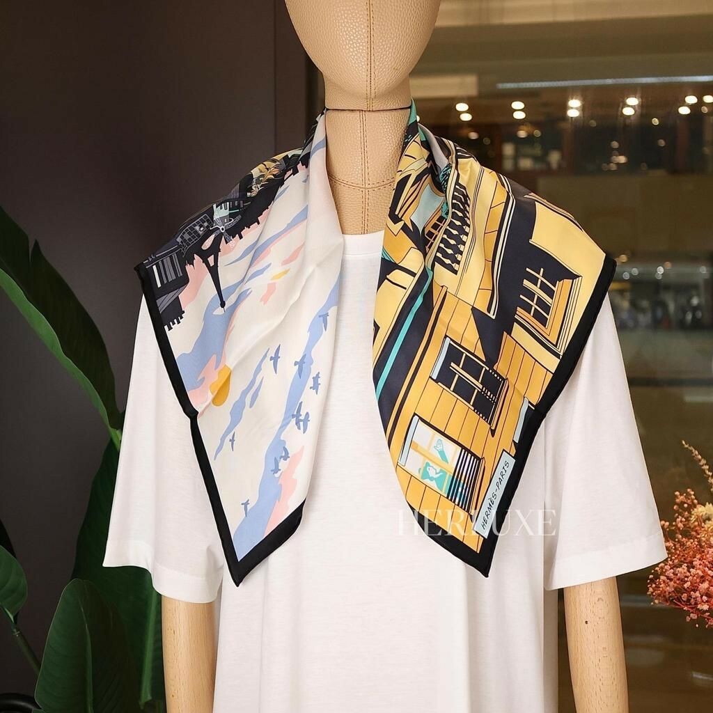 Scarf 100% soie 70 x 70cm