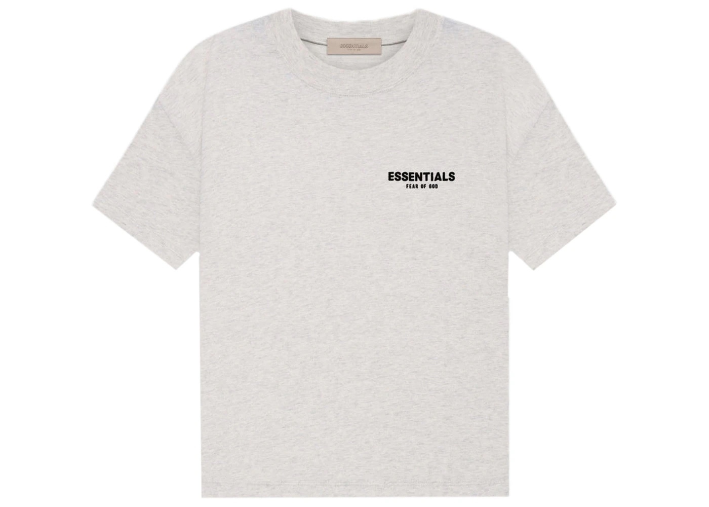 Fear Of God Essentials T Shirt Ss22 Light Oatmeal 1470