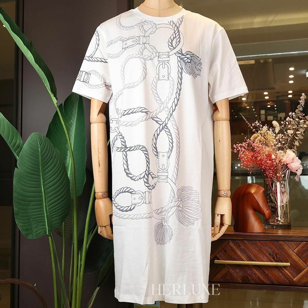 Cordelieres maxi dress white size 36