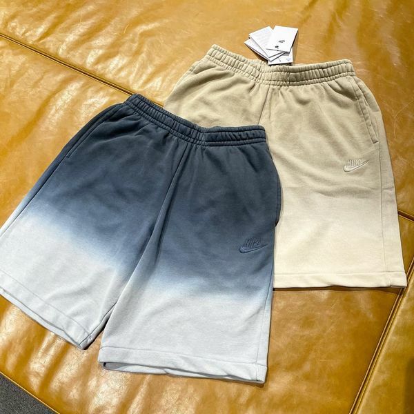 NIKE NSW SHORTS 漸層 毛巾底 棉短褲 男款 藍灰色  (DQ4634 070 )奶茶色 (DQ4634-247)