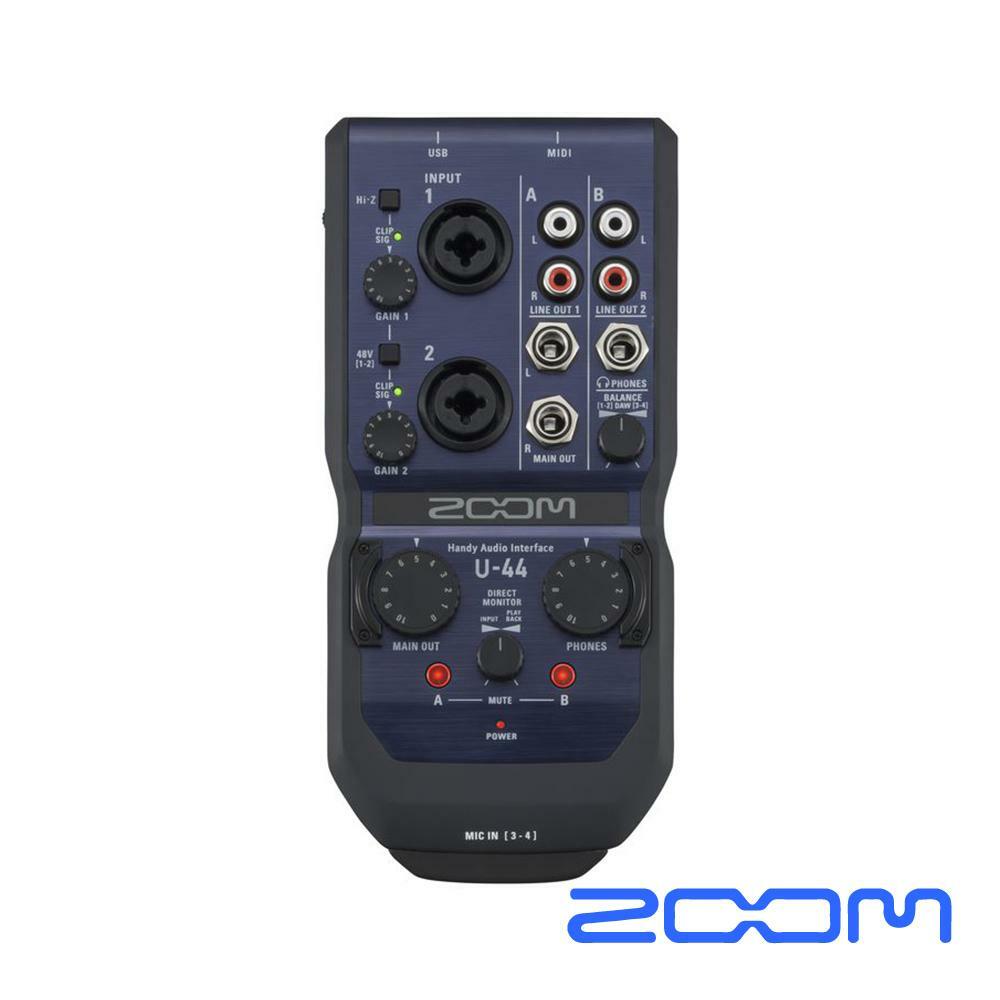 ZOOM U-44 手持型錄音介面