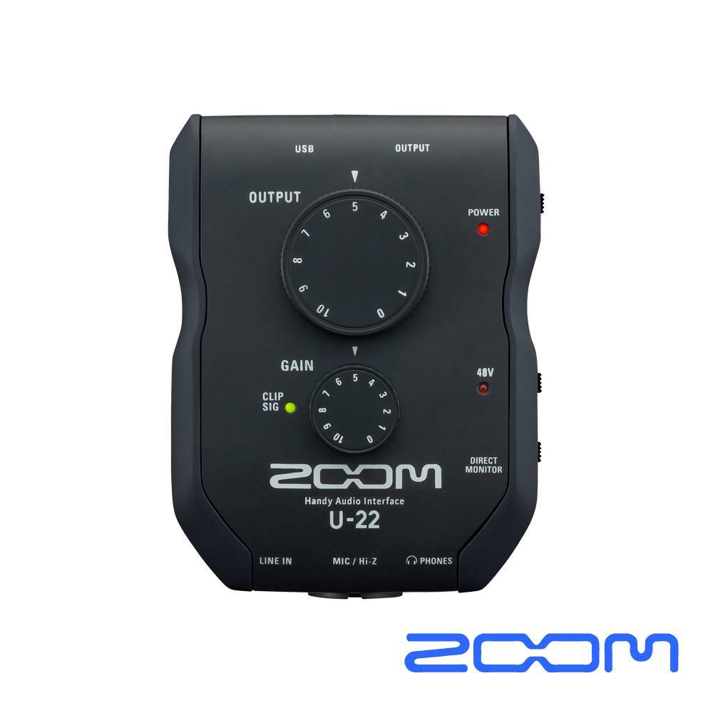 ZOOM U-22 手持型錄音介面