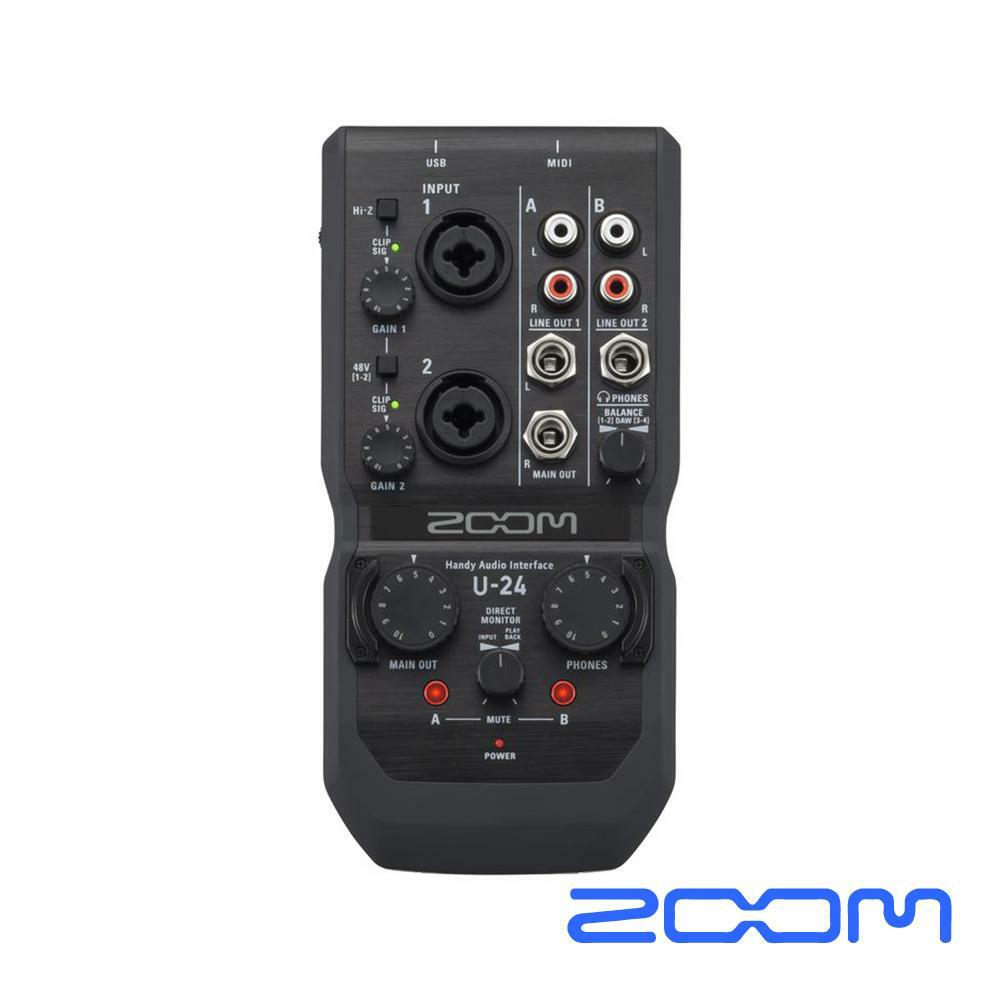 ZOOM U-24 手持型錄音介面