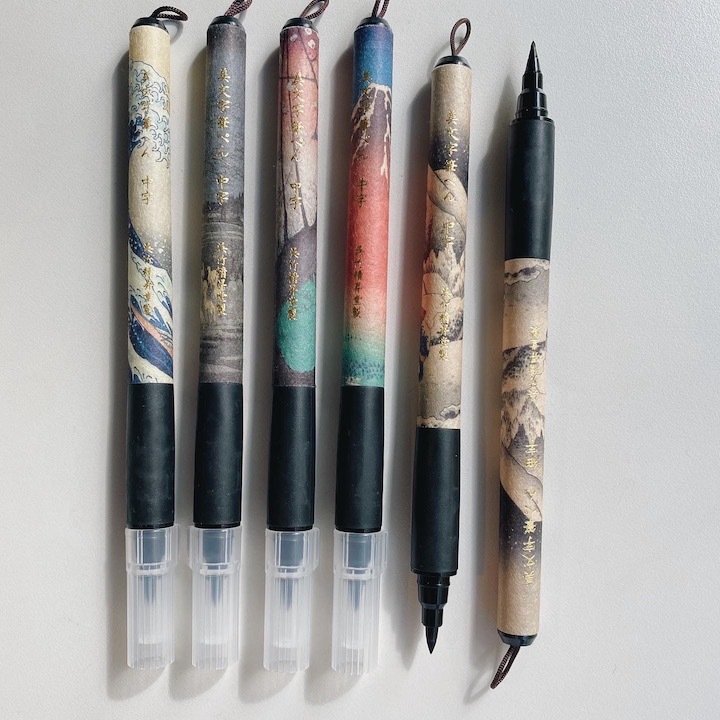 吳竹 美文字硬筆毛筆 浮世繪限量版｜日本Kuretake