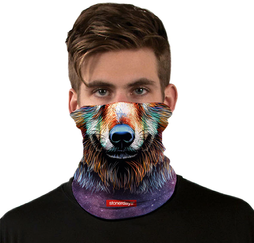 美國StonerDays Wolf Spirit Neck Gaiter 多功能圍脖(狼)