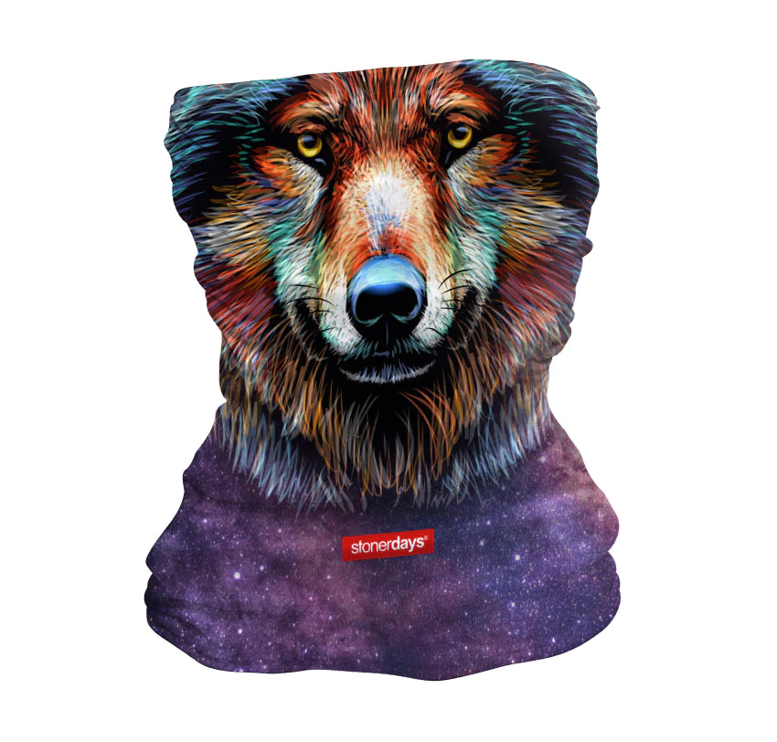 美國StonerDays Wolf Spirit Neck Gaiter 多功能圍脖(狼)