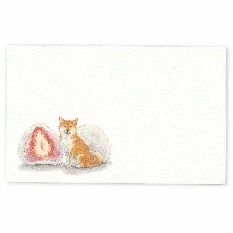 柴田先生與草莓大福 8入小卡片｜日本ACTIVE CORPORATION