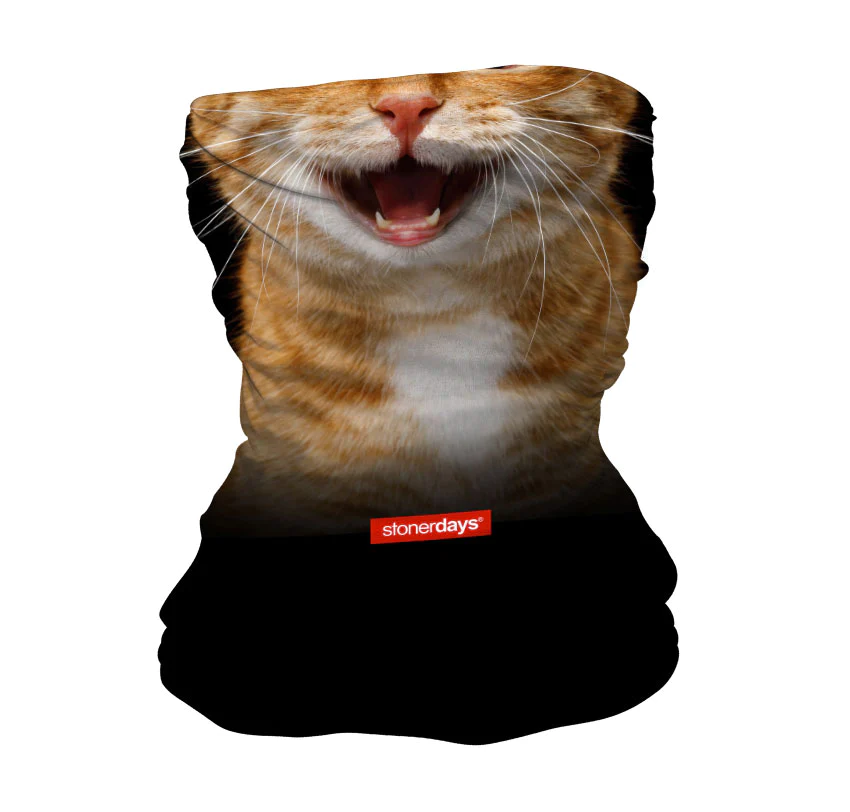美國StonerDays Stoney Cat Neck Gaiter 多功能圍脖(黃貓)