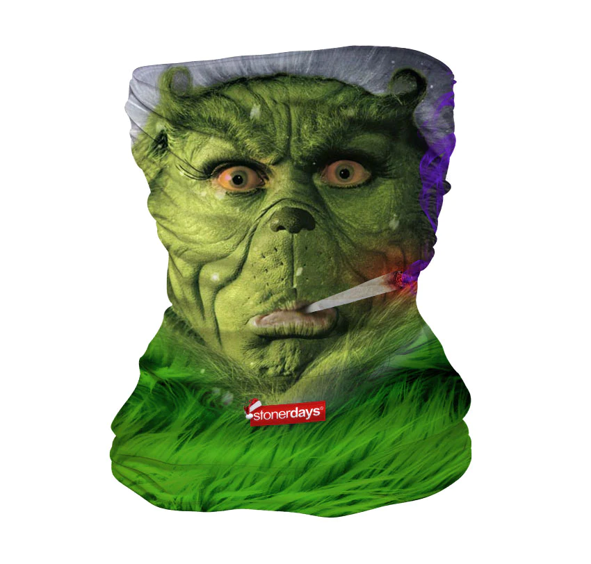 美國StonerDays Grinch Greens Gaiter 多功能圍脖(綠人)