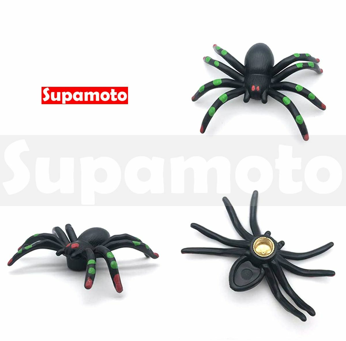 -Supamoto- 蜘蛛 氣嘴蓋 氣嘴頭 造型 鋁合金 海拉 Hellaflush 造型 氣嘴塞 胎壓偵測