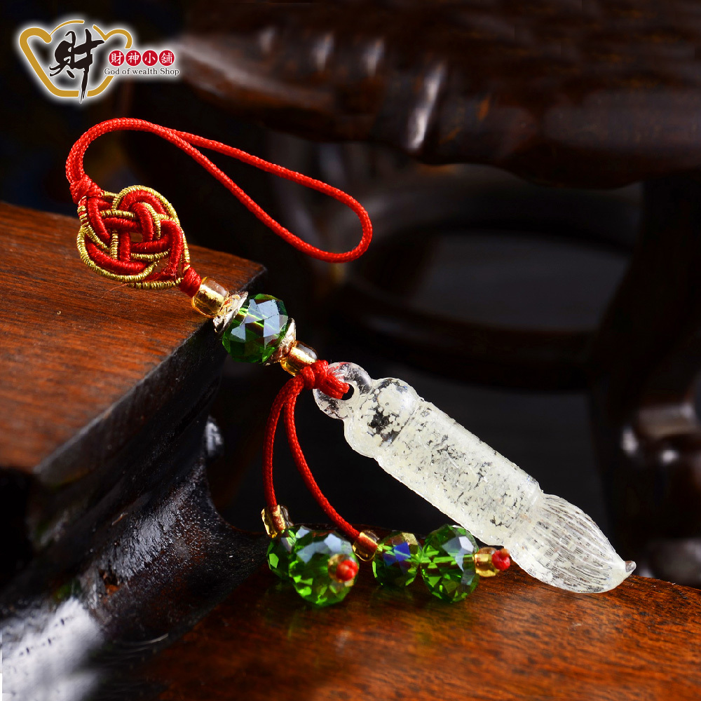 【財神小舖】光明文昌筆吊飾(夜光) (含開光)