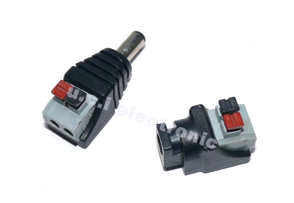 【UCI電子】(C-1-11)(C-1-12) 按壓式 DC免焊接頭 免螺絲 測試接頭