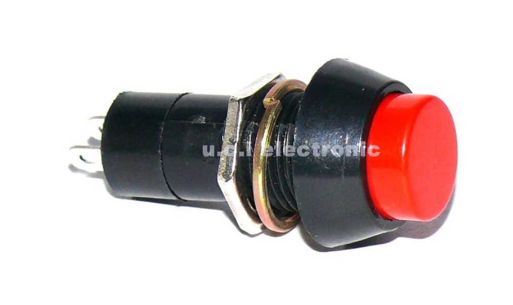 【UCI電子】(2-9) PBS-11A 圓形自鎖 點動按通小型按鈕開關