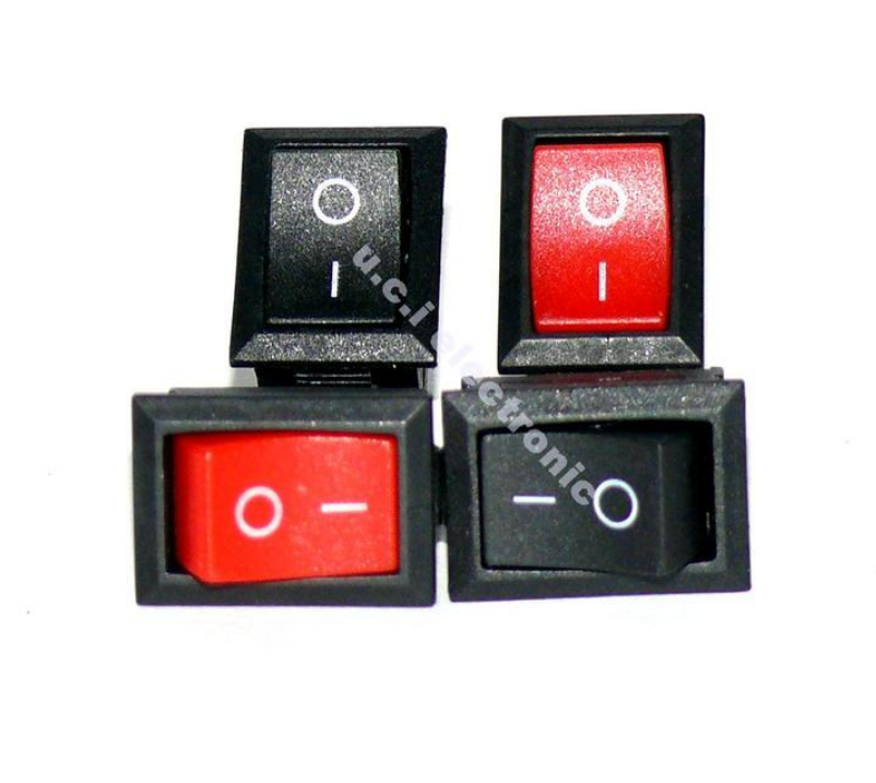 【UCI電子】(2-5) 船型開關 117S 船形開關 15*21MM 銅腳 250VAC/6A 兩腳