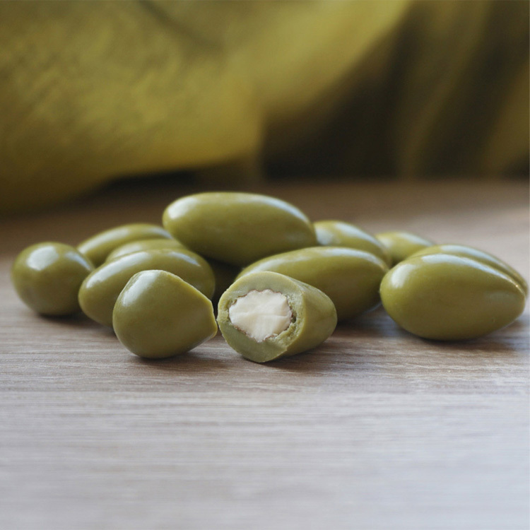 【含餡】抹茶巧克力杏仁豆 100g