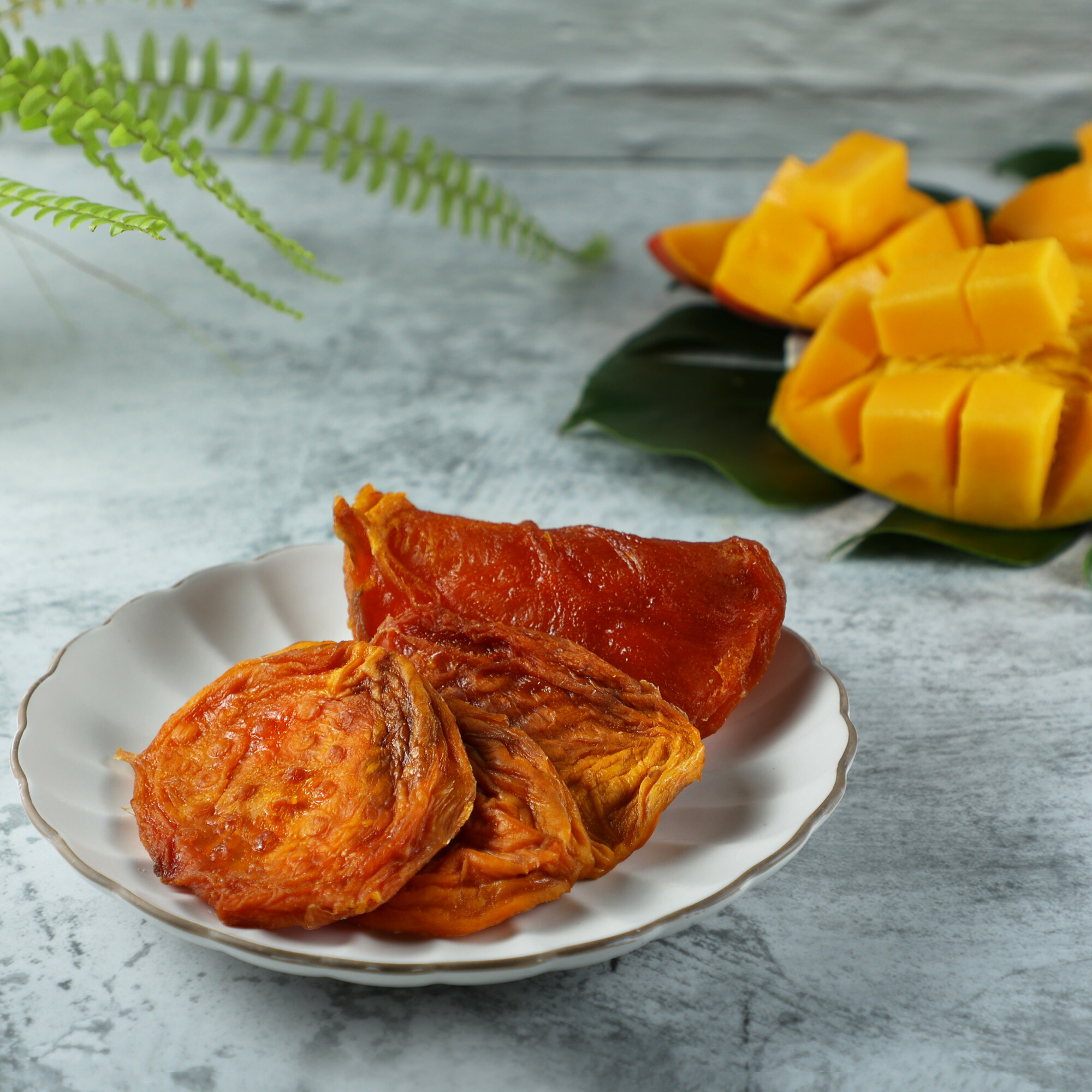 【有間冰舖】玉井名產無添加烘培的香Q芒果乾（片狀）