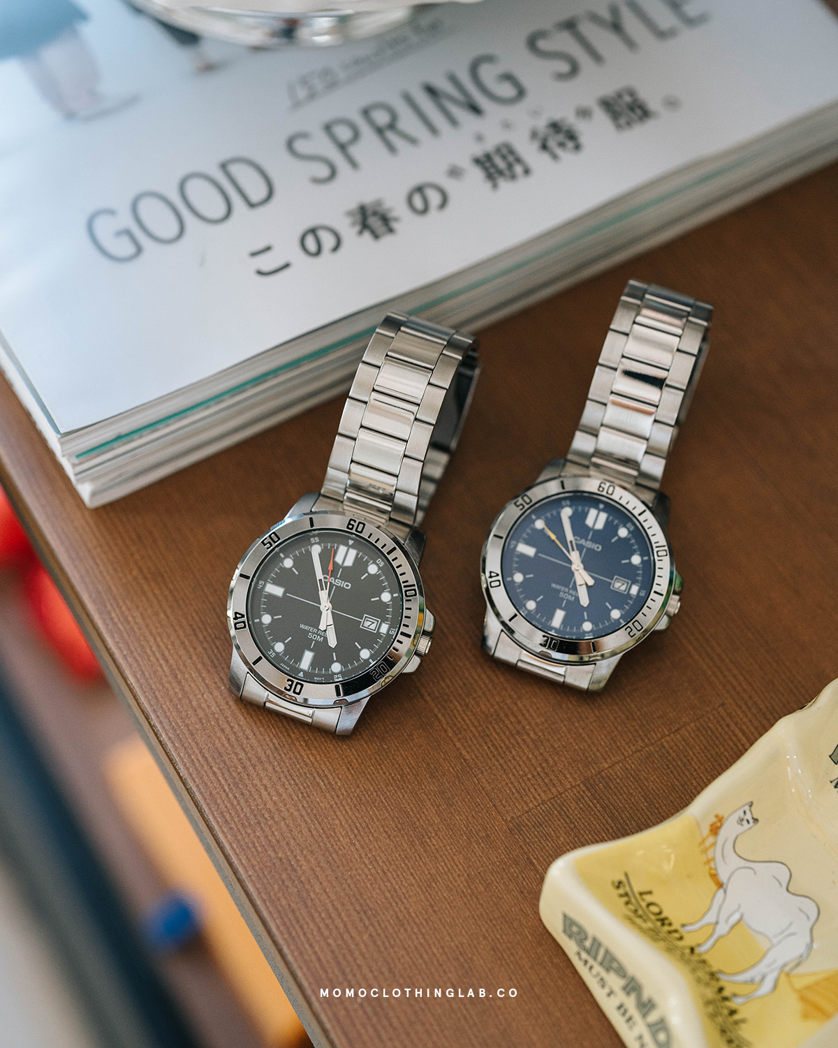 Casio 鋼錶 黑 MTP-VD01D-1E 藍 MTP-VD01D-2E