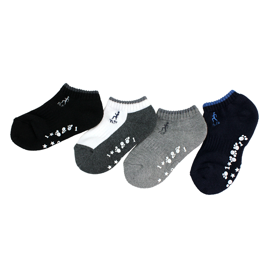 YUFA。童襪。腳底止滑。船型運動襪213