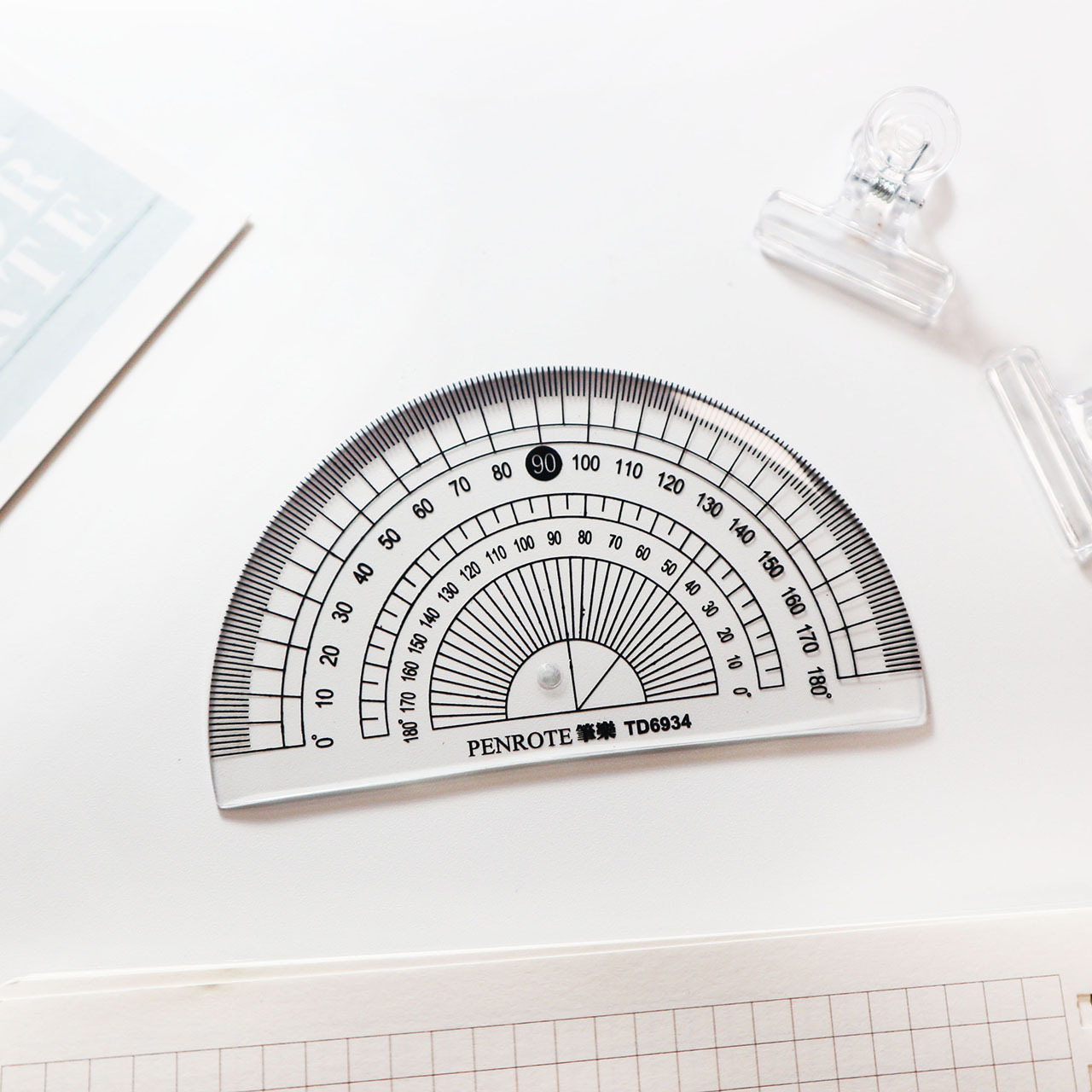 【PENROTE筆樂】軟尺系列 量角器