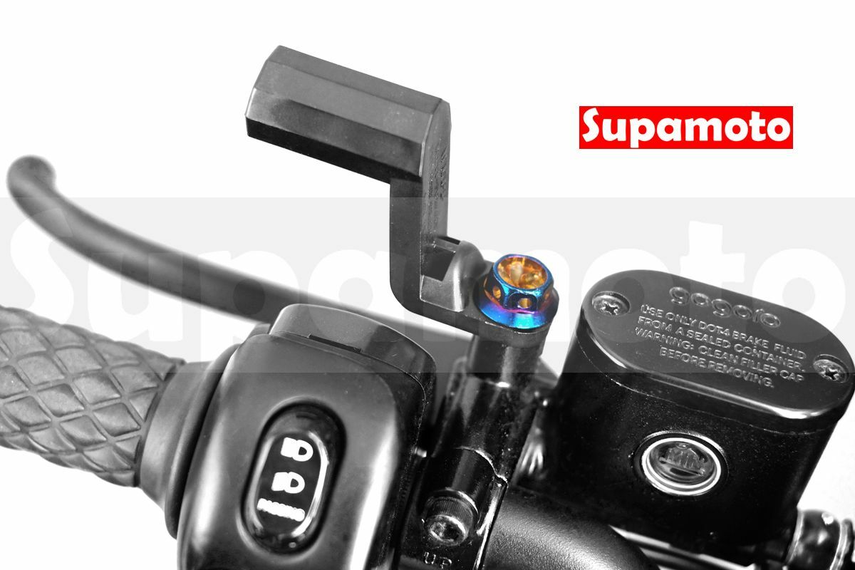 -Supamoto- 鏡座 支架 手機架 延長 延伸 外移 轉接 摩托車 重機 通用 手機夾 導航