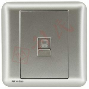 西門子 DELTA®seata 單位電腦插座 RJ45(白/銀)