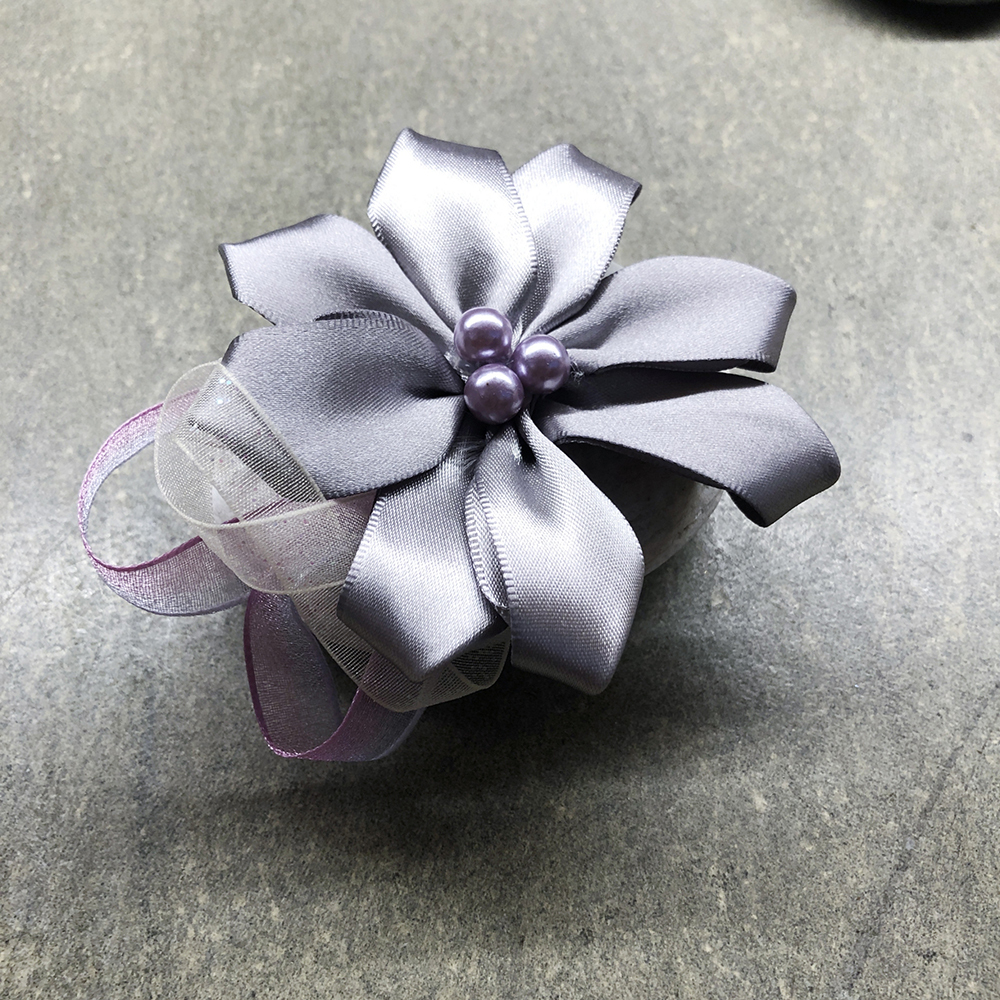 日式角花/銀光/配飾